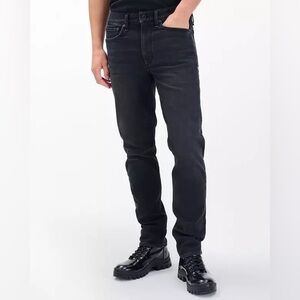 Rag & Bone Fit 2 Slim Jeans Brushed Black in Duke Size 28/32 EUC